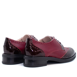 BLUCHER VA-5089 PIEL NAPA/CHAROL BURDEOS