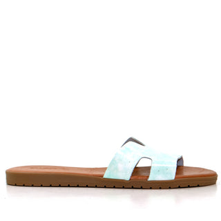 SANDALIA 2038 CHAROL JASPEADO VERDE PASTEL BLUEGEN