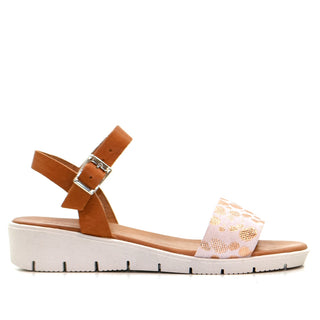 SANDALE 2048 VAQ.CUIR/PASTEL MILA SOL