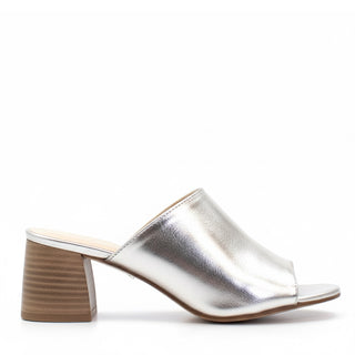 SANDALIA CA-2308 PIEL METALIZADO PLATA