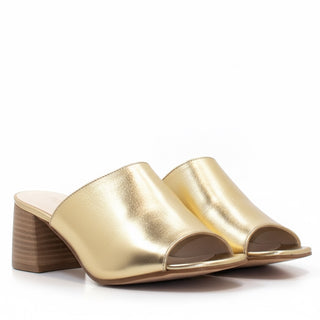 SANDALIA CA-2308 PIEL METALIZADO PLATINO