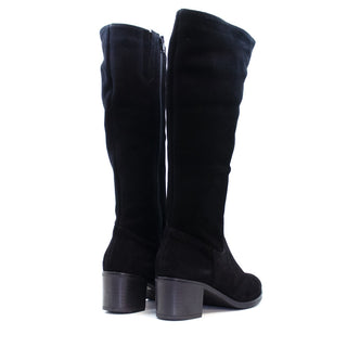 BOTA LISA PIEL SERRAJE NEGRO