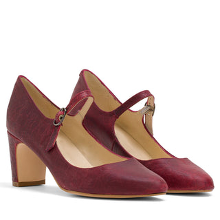 SALON GABRIELLE  FABRICADO EN PIEL COCO ROJO