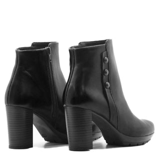 BOTTINE CA-1877 CUIR KRUST NOIR