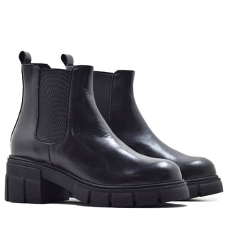 BOTIN CA-1893 EN PIEL KRUST NEGRO