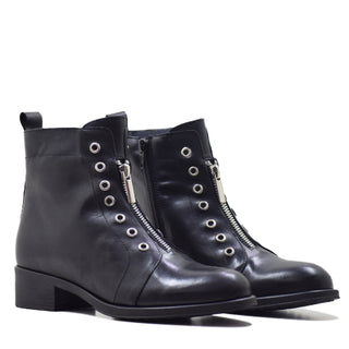 BOTIN CA-1902 EN PIEL KRUST NEGRO