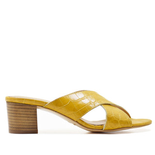 SANDALIA 1878 PIEL COCO AMARILLO