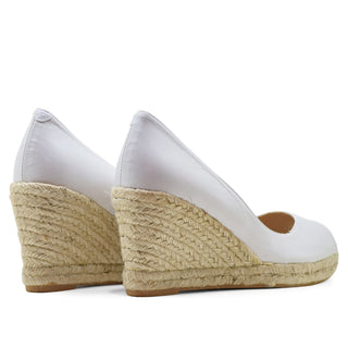 ZAPATO PEEP TOE TUCU NAPA BLANCO