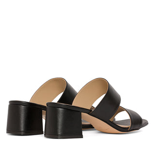 SANDALIA 110 PIEL MESTIZO NEGRO