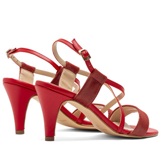 SANDALIA 14608 PIEL ROJO/ROJO