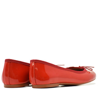 - DANSEUSE EN CUIR VERNI ROUGE MARIANELA